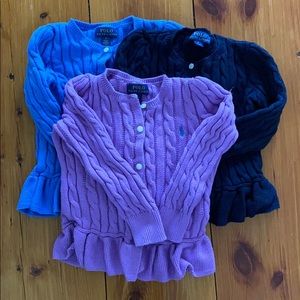 Girls Ralph Lauren Peplum Sweater